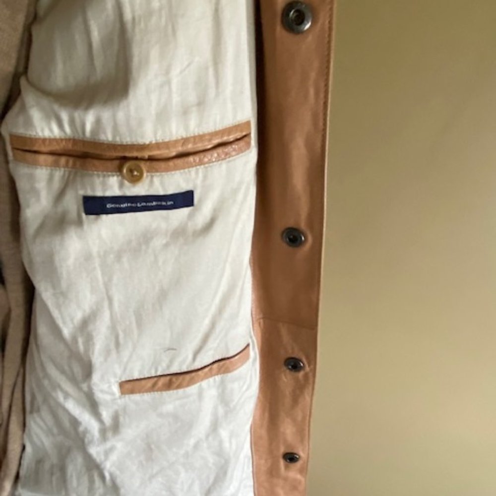 Daniel Cremieux Leather Shirt Jacket - Picture 8 of 14